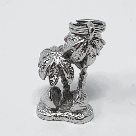 Palm Trees Sterling Silver Charm Pendant - Picture 5 of 7